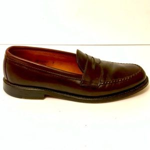 Alden Calfskin 984 Burgundy LHS Penny Loafers Mens Sz  US 9.5 A/C